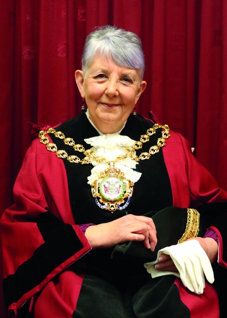 Oldham mayor, Cllr Jenny Harrison