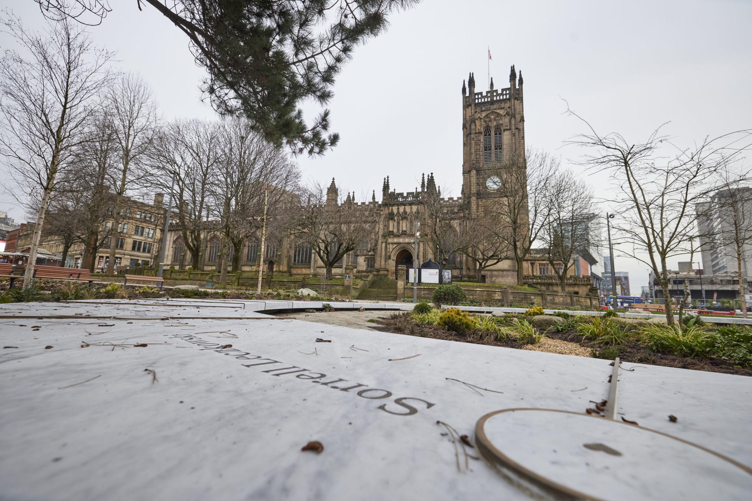 The Glade of Light memorial (Picture: Mark Waugh/Manchester City Council/PA Wire) 