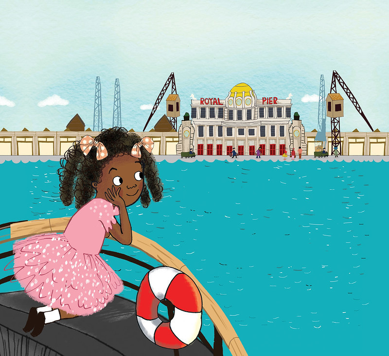 Coming to England by Floella Benjamin. Illustration Diane Ewe