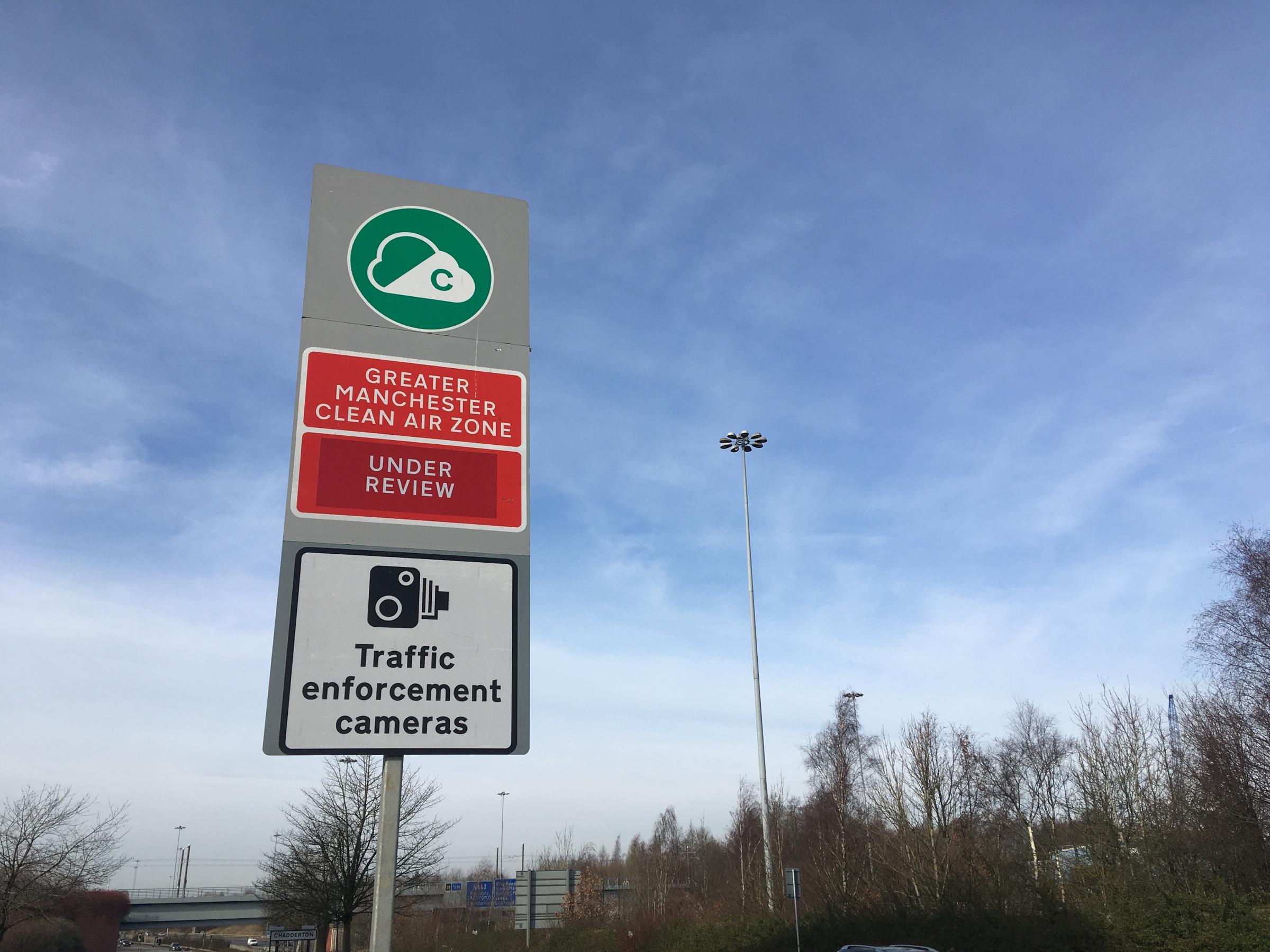 A Clean Air Zone sign (Picture: LDRS/Joseph Timan)