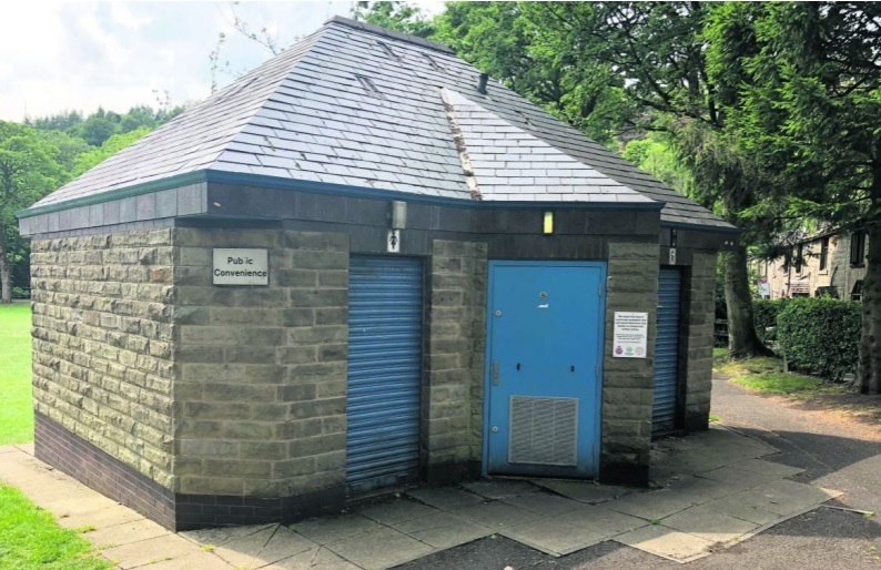 The former public toilets in King George V Playing Fields in Uppermill (Picture: Creative Architecture/Grandpa Greenes Luxury Ice Cream Ltd)