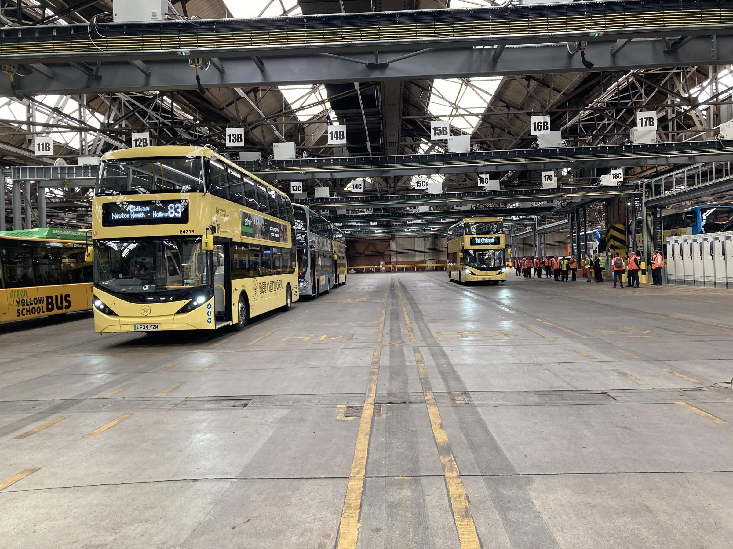 Oldham bus depot (Picture: LDRS)