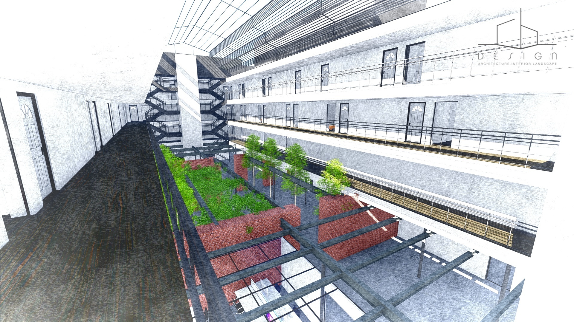 A vision of how the inside of Ivy Mill could look under the plans