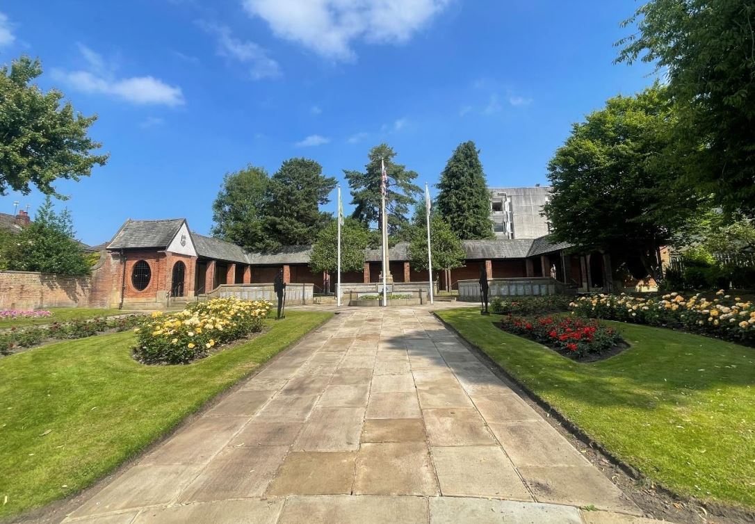 The memorial gardens in Middleton (Picture: Rochdale Council)